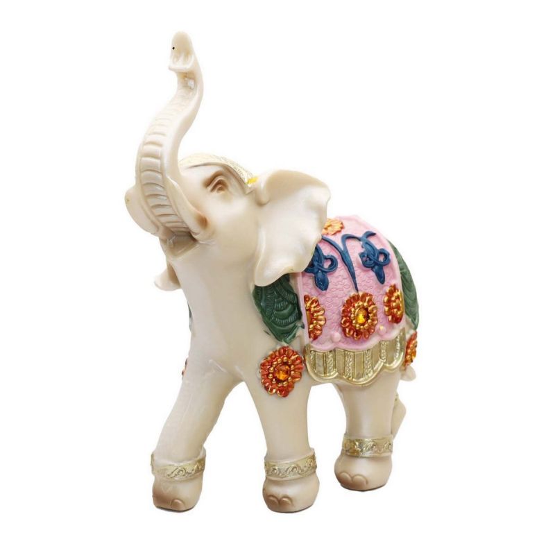 Comprar Elefante Blanco X 7 Decoracion Galata en Electroshopy - Ángulo 2
